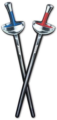 Liontouch - Degen, Rot & Blau | Für Jungen & Mädchen ab 3 Jahren | Schaumstoffspielzeug für Kinder im realistischen Design | Sicheres & spielerisches Einführungs- & Übungsschwert für Junge Fechter