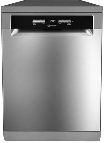 Bauknecht BK4FB14BN7A0X Freistehender-Geschirrspüler/ 60 cm/ActiveDry–Türöffnungssystem/Startzeitvorwahl/MultiZone–separates Ober-oder Unterkorbspülen/Besteckschublade–flexibel beladbar