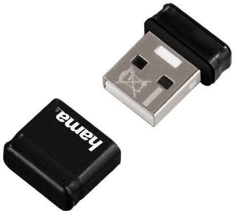 Hama 16GB USB-Stick USB 2.0 Datenstick besonders geeignet für Auto&KFZ Radio, Laptop, Computer, Netbook, Speicherstick (10 MB/s Datentransfer, Memory Stick mit Verschlusskappe im Mini-Format) schwarz