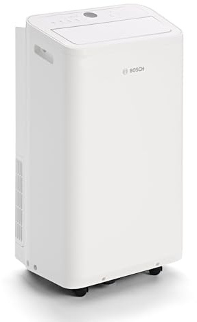 Bosch Cool 2000 Mobiles Klimagerät - 3-in-1 Klimaanlage, Luftentfeuchter, Ventilator - 2,6 kW für Räume bis zu 35m² - Mit Auto-Modus, Silent-Modus Sleep-Modus