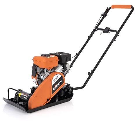 Evolution Power Tools H320-P Hulk Benzin Vibrationsstampfer, Rüttler, rüttelplatte - Ideal zum Nivellieren von Gehwegen, Vorbereiten von Kunstrasenflächen, Terrassen, Blockarbeiten, Sand