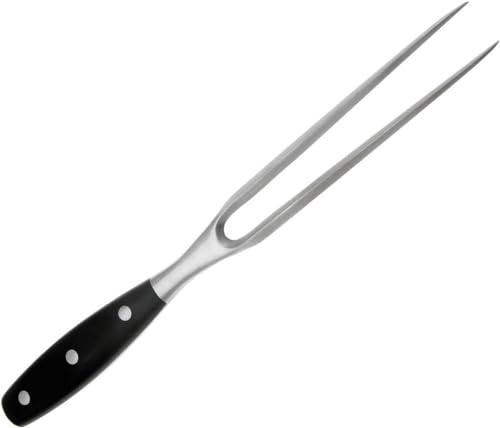 Fleischgabel Edelstahl 30cm Kochgabel, Grillgabel Servier Bratengabel-Verdickt