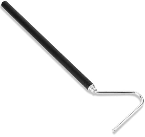 PAIKIUU Ausziehbarer Schlangenhaken 7,7-26" Edelstahl Greifhaken Einziehbarer Schlangenfang Rod Stick Pole Tool für bis zu 2 Pfund Kleine Schlangenfang Kontrolle Bewegen