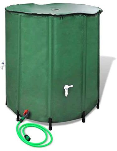 vidaXL Wasserspeicher Regentonne Wassertank 500L klappbar