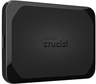 Crucial X10 Pro 2TB Externe SSD Festplatte, bis zu 2100MB/s Lesen und 2000MB/s Schreiben, Portable Solid State Drive, PC und Mac, Wasser- und Staubgeschützt (IP55), USB-C 3.2 - CT2000X10PROSSD902