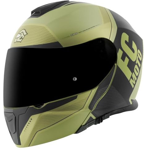 FC-Moto Novo Circuit Klapphelm, grün/schwarz, S (55/56)