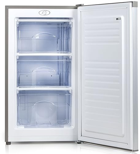 PRIMO PR149DV Gefrierschrank Table Top – 64 l – Silber – freistehend, umkehrbar – Freezer