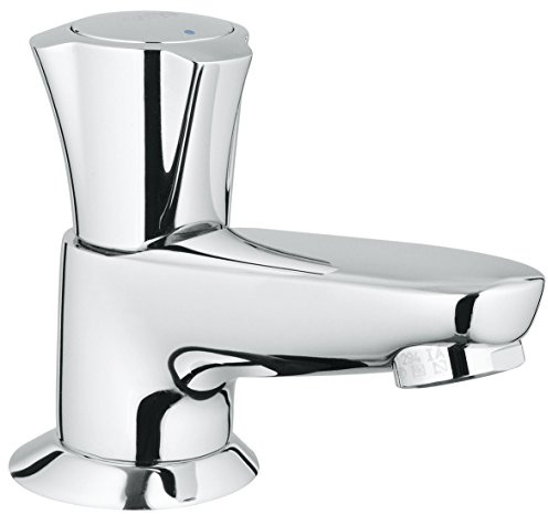 GROHE Costa L, Standventil, Waschtischarmatur, einfache Montage, 1/2' | Waschtischarmatur, inkl. Keramikkartusche, einfache Montage, pflegeleichte Oberfläche (chrom, 20404001)