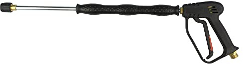 Hochdruckpistole | für Kärcher HD HDS Kränzle Hochdruckreiniger | bis 280 bar | inkl. Düse + Lanze mit Isolierung | M22x1,5 AG x M18x1,5 AG | Spritzpistole Ersatzpistole