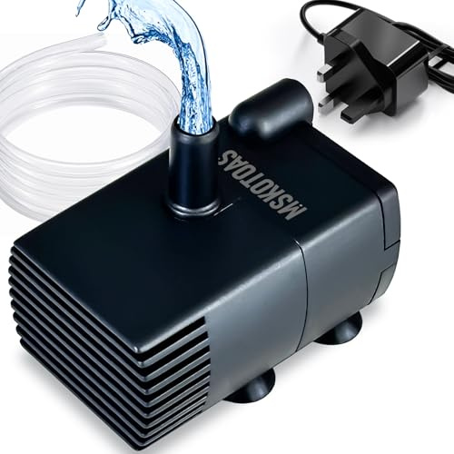 Automatische kleine Tauchpumpe mit Wassersensor, 2,5m 280L/h Mini-Kondensatpumpe, Wasserablauf für Entfeuchter, Klimaanlage, Eismaschine, Keller, Bautrockner, automatisches Ein Aus