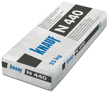 Knauf N 440 Bodenausgleichsmasse 25 kg – selbstnivellierende Ausgleichsmasse für innen | 10–40 mm Schichtdicke | ideal für Fußbodenheizung, Renovierung & Sanierung