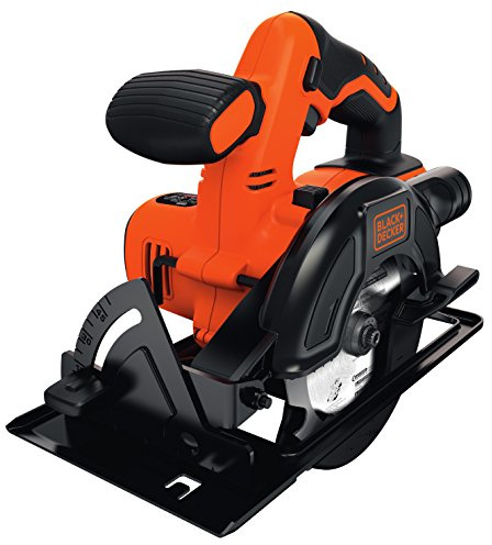 Black+Decker 18V Akku-Kreissäge/Handkreissäge, 140 mm-Durchmesser Sägeblatt, 43 mm Schnitttiefenbereich bei 90 Grad ohne Ladegerät, BDCCS18N