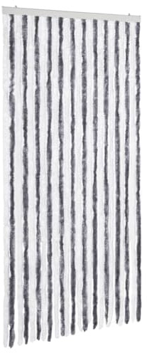 vidaXL Flauschvorhang Chenille 100x220cm Türvorhang Insekten Fliegenschutz