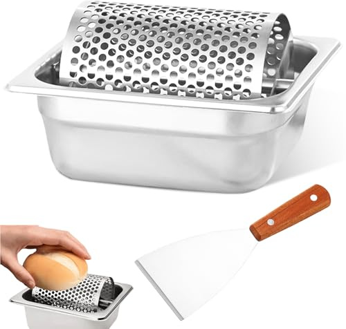 Butterroller, Butterrad Burger, Butterstreuer aus Edelstahl, Langlebiger Butterverteiler, Butterroller-Werkzeug, Butterschleuder, Butterspender für Brot Toast Brötchen, fasst 1000 ml Butter