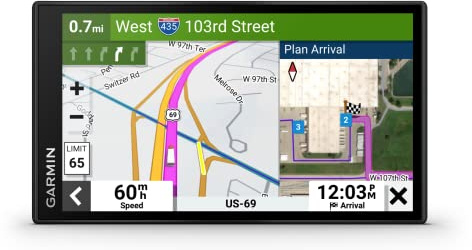 Garmin dēzl LGV610 LKW-Navi 6 Zoll Schwarz mit Live Traffic