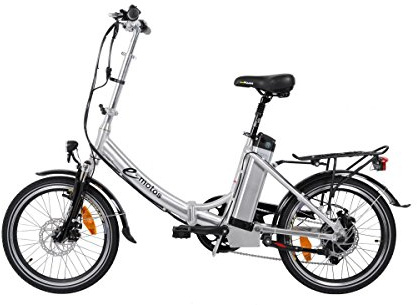 e-motos Alu Pedelec K20 Faltrad Klapprad E-Bike mit Li-Ion Akku (19Ah)