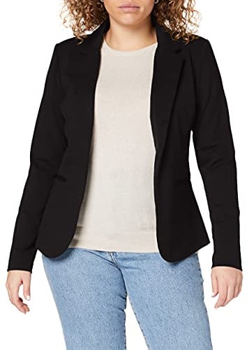 ICHI IHKATE BL Damen Blazer Kurzblazer Jacke EIN-Knopf-Blazer mit Stretch und Reverskragen