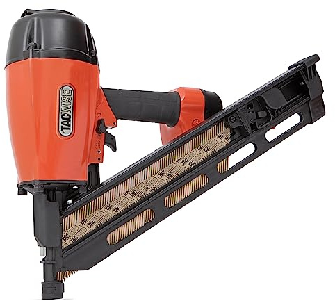 Tacwise KDH90V Abgewinkelte Druckluft-Streifennagler | Verwendet Papiergebundene Streifennägel, 50–90 mm, 34° Geneigt