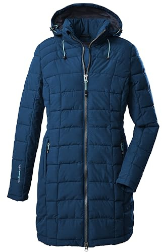 Killtec Damen Skane Wmn Quilted Prk Parka In Daunenoptik Mit Abzippbarer Kapuze