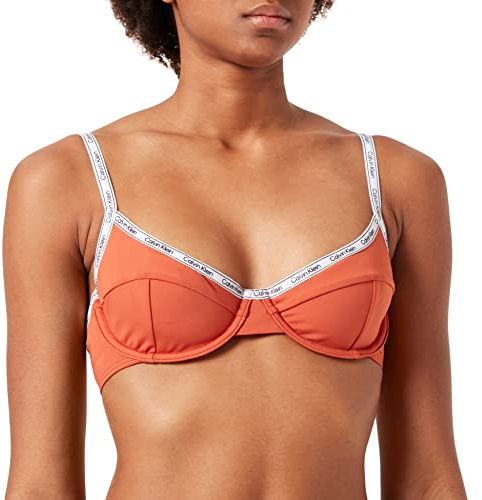Calvin Klein Damen Balconette-UW Bikini, Ginger Biscuit, 34C