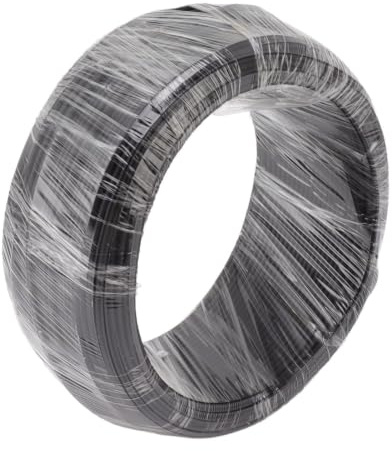 LiebeWH Aluminium Bonsai Draht Flexibler Trainingsdraht Schwarzer Gartenbau Draht für Bonsai Gestaltung (5,0 mm)
