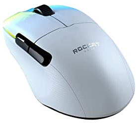 ROCCAT Kone Pro Air Ergonomische Hochleistungs-Wireless-Gaming-Maus, Weiß