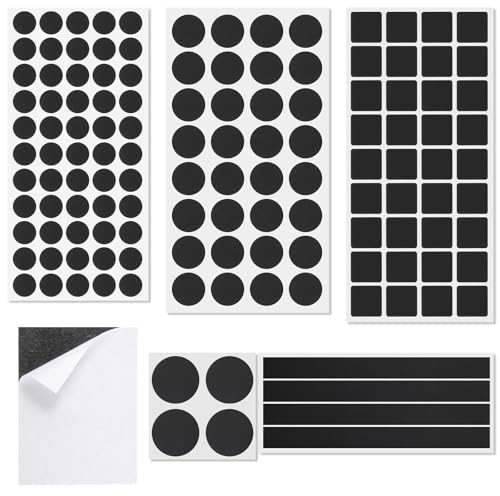132 Stück Antirutsch Pads, Anti Rutsch Pad Selbstklebend Rutschhemmer Gummi Matte Antirutschmatte Möbelstopper Antirutsch Pads für Möbelfüße Stuhlbeine, Sofas usw