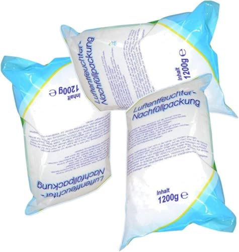 3 x 1,2kg Nachfüllpackung für Raumentfeuchter Granulat im Vliesbeutel