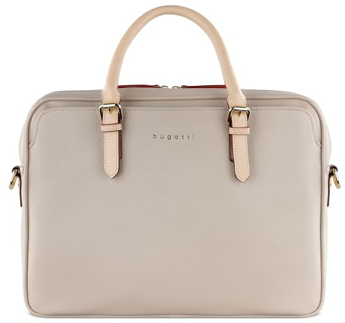 bugatti Ella Businesstasche Damen, Aktentasche 15 Zoll Laptopfach