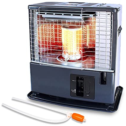 ration1.de Petroleumheizung 3000 Watt mit Handpumpe, Heizstrahler für Outdoor, Camping, Garten, Terrasse, Werkstatt, Stromausfall, mobile Heizung für belüftete Räume bis 50m²