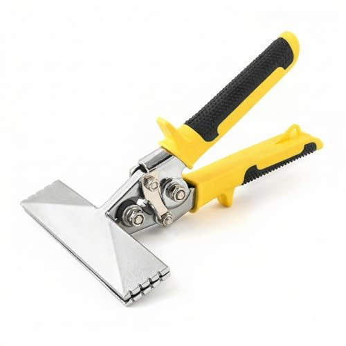 QWORK® 15cm Blechbiegezange mit Komfortgriff,Falzzange,gerades Metall Biegezangenwerkzeug