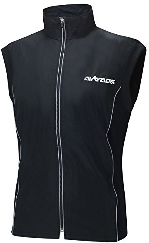 Airtracks Thermo Funktions Fahrradweste Pro - Laufweste - Radweste - Warm - Atmungsaktiv - Winddicht - Wasserabweisend - Reflektoren