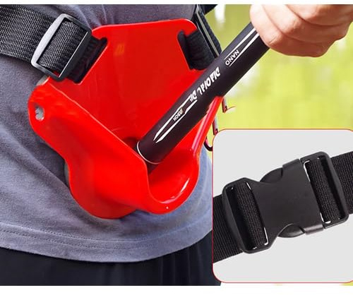 geo-versand Angel Gurt Gürtel für 10 und 15 m Carbon Angel Geocaching Stipprute Angelgurt