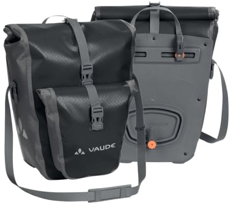 Vaude Aqua Back Plus Hinterradtasche, black, Einheitsgröße