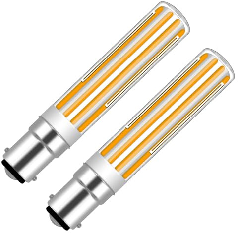 TRIJZHOU B15D Lampe Dimmbar 10W AC230V Warmweiß 2700K 2er-Pack | ersetzt 100W Halogen, 1060 Lumen, Maislicht