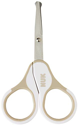 NUK Baby Nagelschere, sicher und präzise, grau, 1 Stück