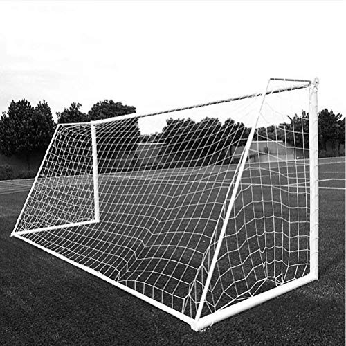 Nimoa Fußballnetz 240 x 180, Fussball Netz Tornetz, Fußballnetz in Voller Größe Sport Ersatz-Fußballtornetz Zubehör für Fussball Trainingspraxis(8X6FT)