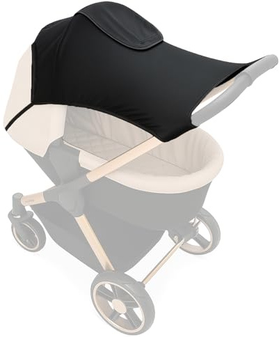 Sonnenverdeck Kinderwagen Sonnenschutz Kinderwagen mit UV-Schutz | Sonnensegel Kinderwagen Winddicht Staubdicht Einfach zu montieren und optimaler Sonnenschutz für den Kinderwagen