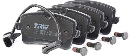 TRW GDB1902 Bremsbelagsatz 4-Teilig für Audi A4 B8 Avant (8K5) 2007-2015 Hinterachse und Andere Fahrzeuge