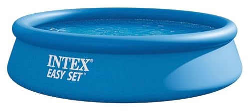 INTEX "Easy Set" XL Pool rund Aufstellpool 366 x 76 cm, Volumen 5.621 l, Großer Aufblasbarer Pool für den Garten – Aufstellpool Schwimmbecken Kinder ab 6 Jahren, blau (28130NP)