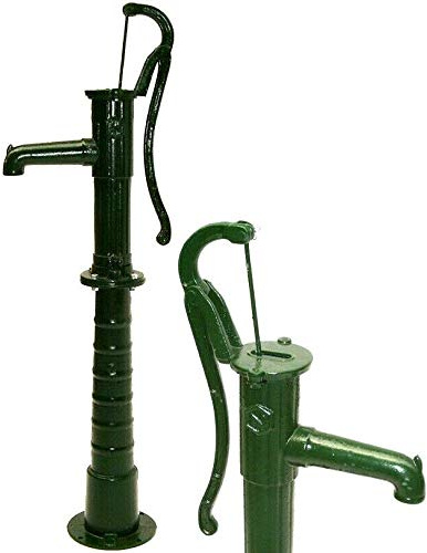 D&L Guss Handschwengelpumpe GRÜN Schwengelpumpe mit Ständer Wasserpumpe 55912+55913 AWZ