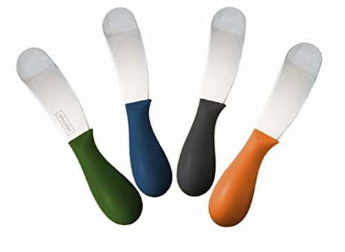 Nerthus FIH 329 Messer Streichmesser Set, Stück, schwarz/grün/blau/orange