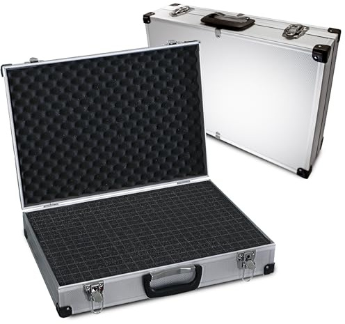 PeakTech 7270 - Universalkoffer 50x35x12cm Transportkoffer Würfelschaum | Transportkoffer für Fotoausrüstung und Messgeräte - Abmessungen 500x350x120mm - für Messtechnik und Werkstatt