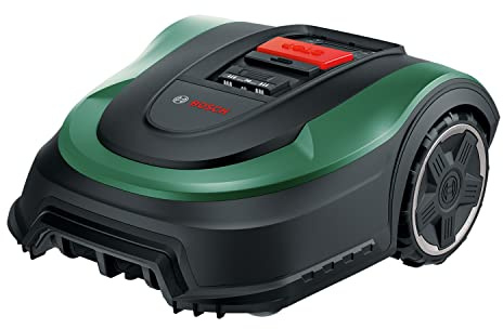 Bosch Rasenmäher Roboter Indego M+ 700 (mit 18V Akku und App-Funktion, Ladestation enthalten, Schnittbreite 19 cm, für Rasenflächen bis 700 m², im Karton)