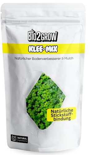 Bio2grow Klee-Mix 150 Gramm - Natürliches Gründüngung Saatgut für Bodenverbesserung & Stickstoffanreicherung Vielseitige Mischung für Garten und Hochbeete
