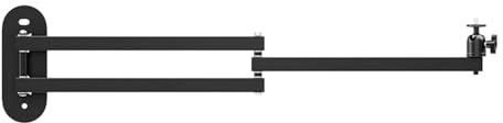 Dickly Projektor-Wandhalterung, Projektor-Deckenhalterung, Faltbare Halterung, verstellbare Halterung für Wohnzimmer, Zweiachsig 80cm