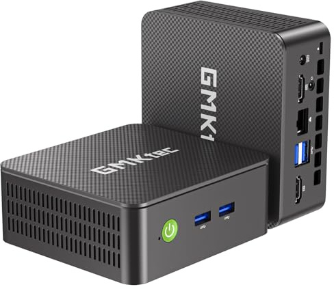 GMKtec Mini-PC G3 PRO geringem Stromverbrauch (10 W), Intel Core i3-10110U (bis zu 4,1 GHz, übertrifft 3500/4300U), 16GB DDR4-RAM, 256GB M.2-SSD, 2 * 4K HDMI/USB 3.2/Wi-Fi 6/BT 5.2/2,5G LAN.