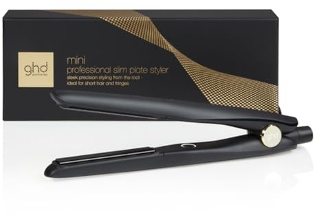 ghd mini Schmales Glätteisen: Ideal für Kurzhaarfrisuren und Ponypartie, 15mm schmale Platten, weniger Frizz, mehr Glanz, für alle Haartypen, ohne extreme Hitzeschäden