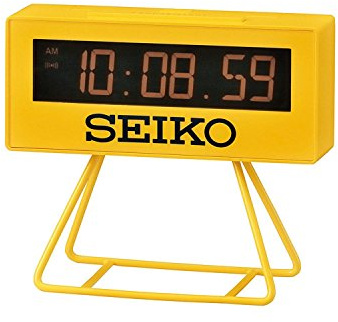 Seiko Unisex Wecker Digital Kunststoff schwarz QHL062Y
