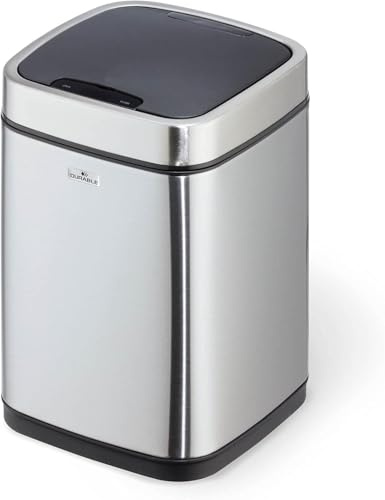 Durable Sensor Abfalleimer NO TOUCH, mit Inneneimer, 6 Liter, silber, 342023